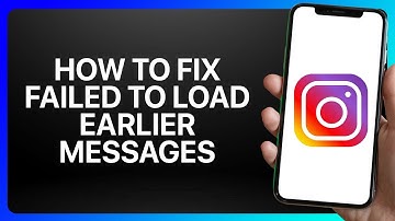 How To Fix Instagram Failed To Load Earlier Messages Tutorial