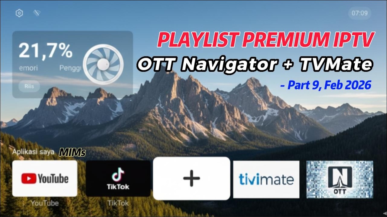 FREE PLAYLIST IPTV OTT NAVIGATOR FEBRUARI (2) 2026|THIS CLASS.  