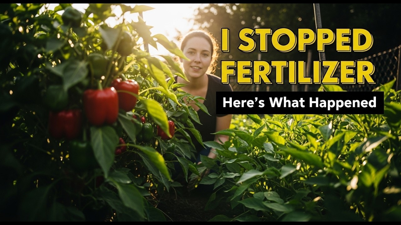 I Stopped Using Fertilizer on My Peppers — Here’s What Happened