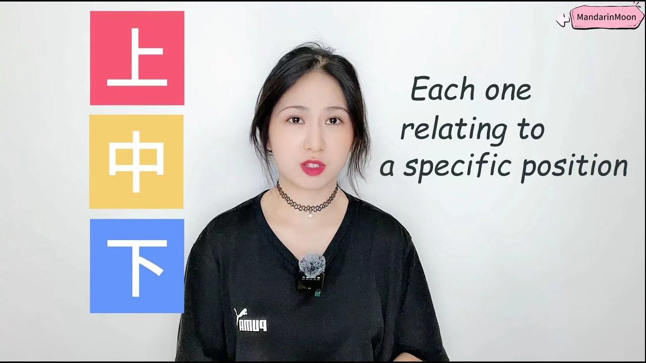 Day5 Learn the Chinese character上 下 - YouTube