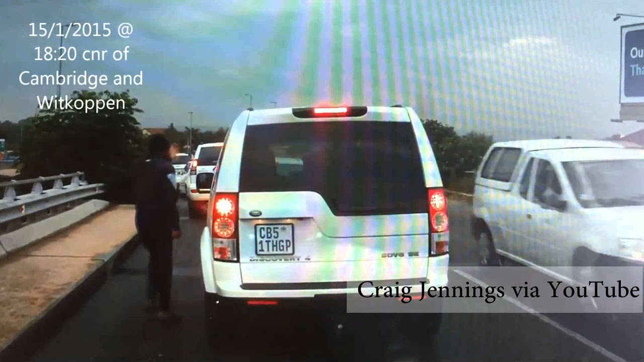 smash + grab  New  Dramatic footage shows smash-and-grab in Johannesburg traffic