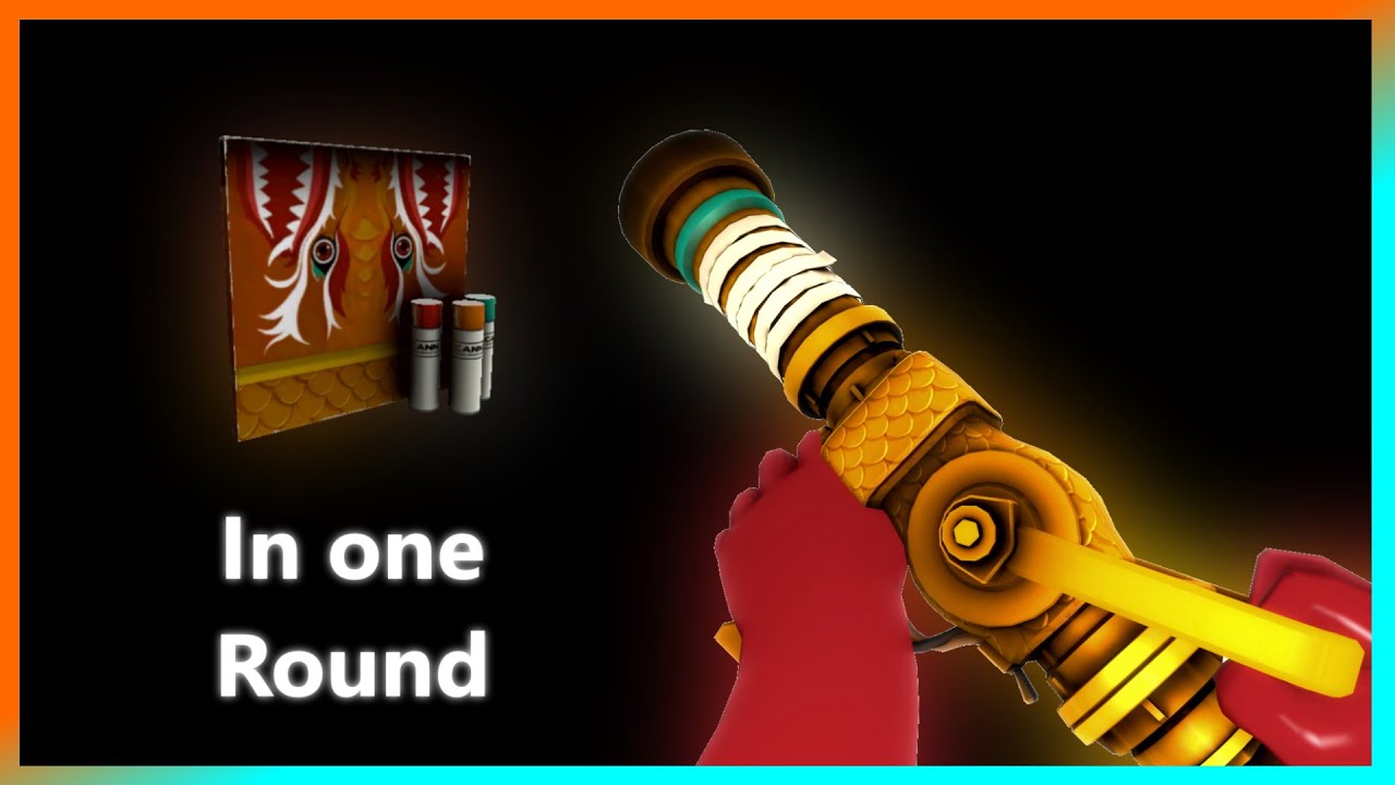 Getting the Dragon Slayer War Paint within one round Team Fortress 2