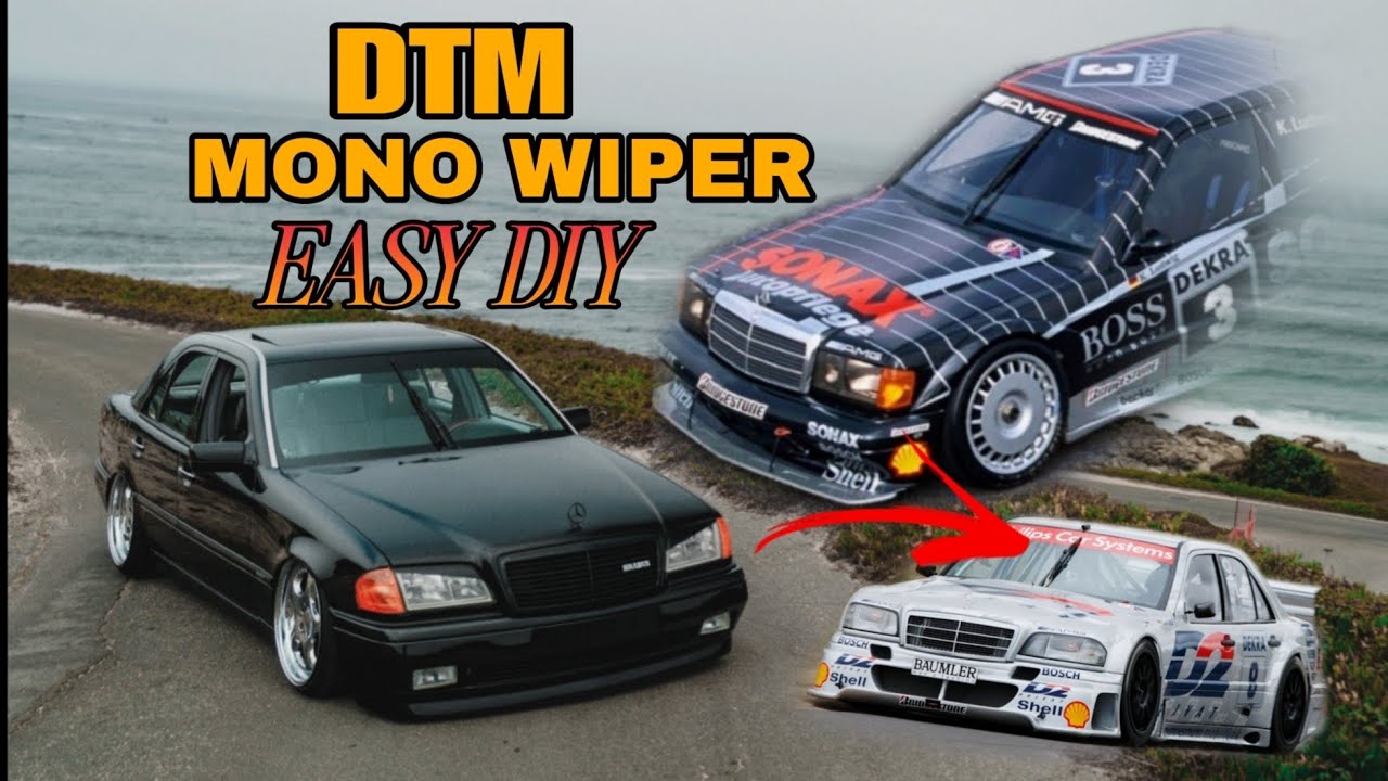 Monowiper Mercedes | DTM MONO WIPER MOD DIY - YouTube