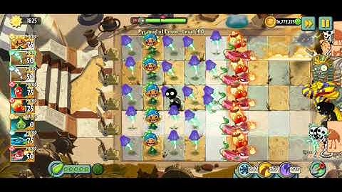 Plants vs Zombies 2 Endless Run Pyramid of Doom Level 100