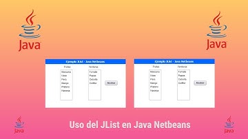 Uso de JList | Java Netbeans
