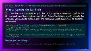 How to Update Active Directory DN in CSV Records using PowerShell