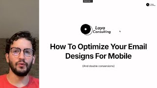 How To Optimize Emails For Mobile And Make More Money | Email Design Tutorial