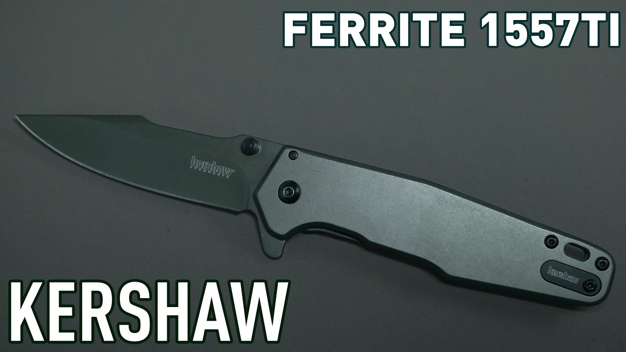 Обзор ножа Kershaw Ferrite 1557Ti джентльменский резачек от Рика