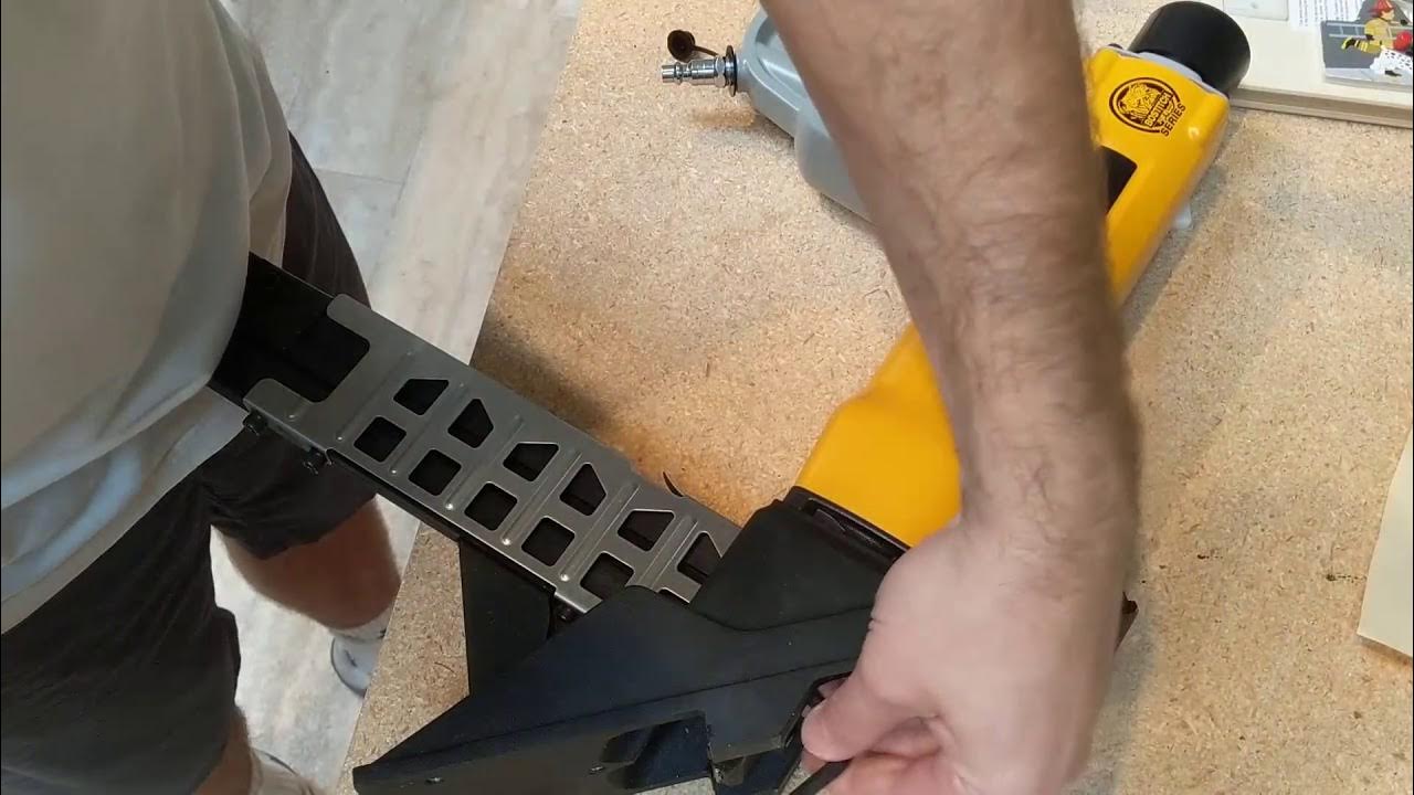 jammed Hardwood Floor Cleat Nailer YouTube