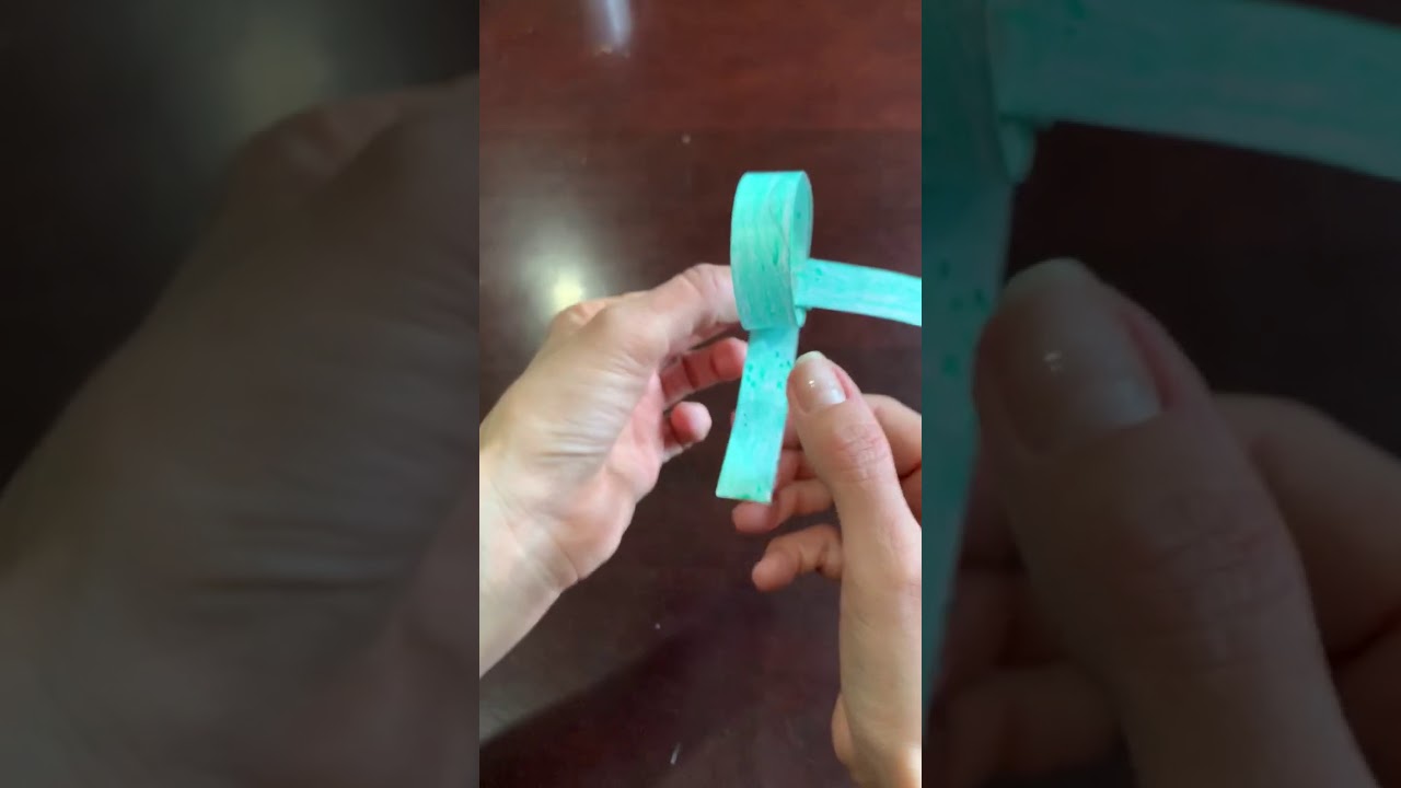 How to fold a paper Palm Cross - YouTube