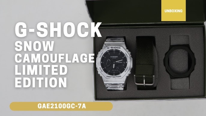 Unboxing Edition - - Limited G-Shock the new GAE-2100GC-7A YouTube