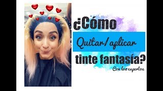 Cómo Quitaraplicar Tinte Fantasía ? - Cómo Tener El Cabello Azul?-