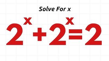 Can YOU Solve This Hard Exponent Equation? 99% Fail!