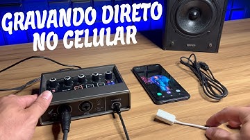 GRAVANDO DIRETO NO CELULAR COM INTERFACE DE ÁUDIO TEYUN Q-16 LINK DO MERCADO LIVRE NA DESCRIÇÃO 2025