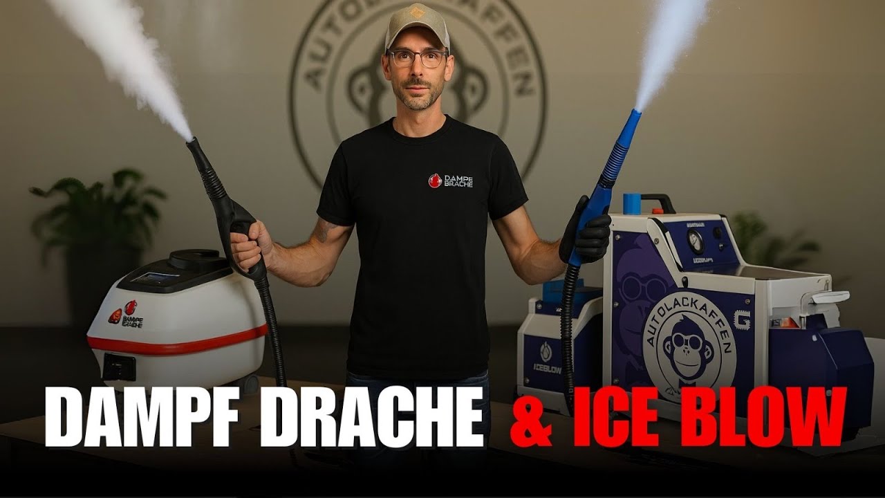 Extremtest: –78 °C Trockeneis und +172 °C Trockendampf | Autolackaffen Goslar testet es!