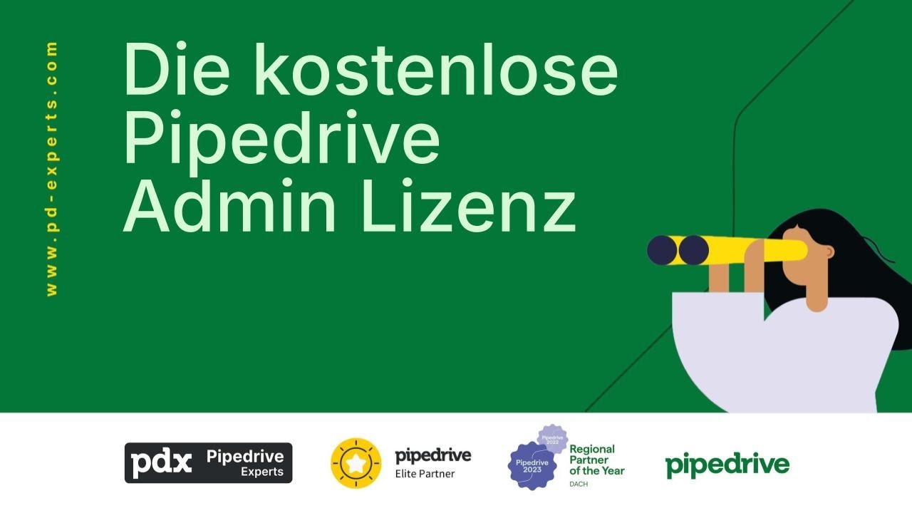 Die kostenlose Pipedrive Admin Lizenz