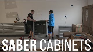 New Garage Build: Installing a HUGE Saber Cabinet Array!