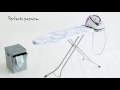 BRABANTIA PERFECT FLOW STRIJKPLANKHOES D-135x45CM-COMPLETE SET-BUBBLES video
