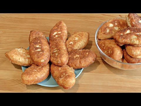Вкусные Жареные Пирожки с Яйцом и Зеленым Луком /Простой Рецепт Теста для Пирожков