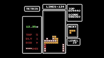 My first maxout with rolling! - NES Tetris (11/3/2025)