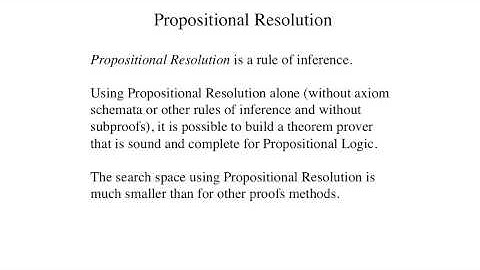 4   1   4 1 Propositional Resolution 2 min