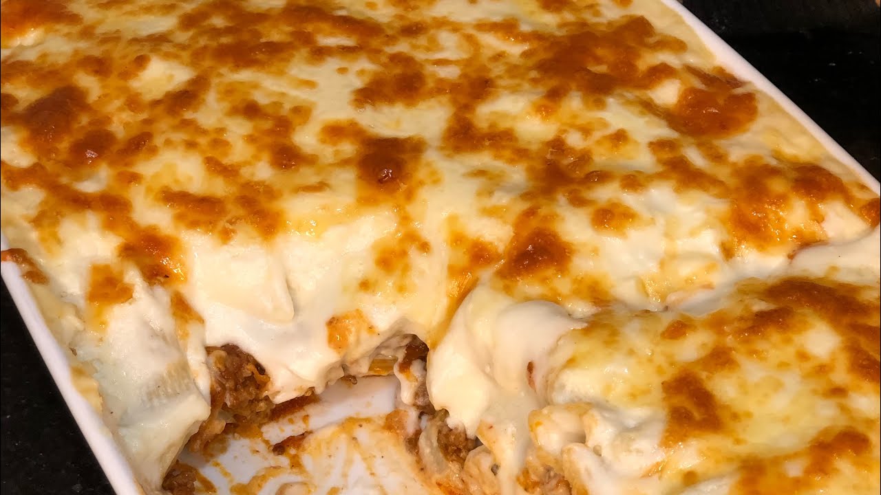 مكرونه بالبشاميل كريمى وبطعم مميز جدا😋