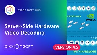 Server-Side GPU Acceleration. Axxon Next 4.5 new features screenshot 3
