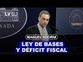 Manuel adorni sobre banco nacional de datos geneticos ley de bases y dficit fiscal