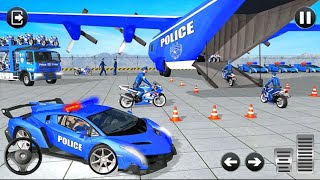Police Bike Transport Truck game - new truck games। Android Gameplay। screenshot 1