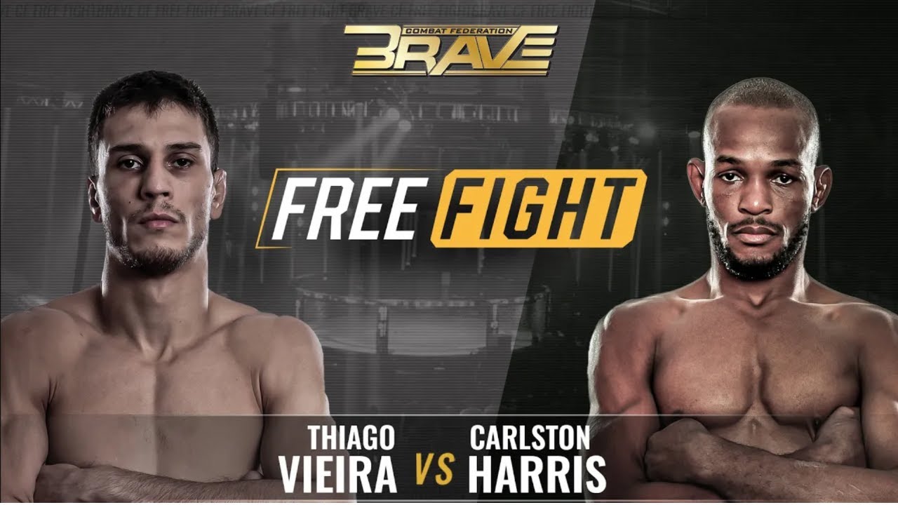 FREE MMA Fight Thiago Vieira vs Carlston Harris BRAVE CF 3