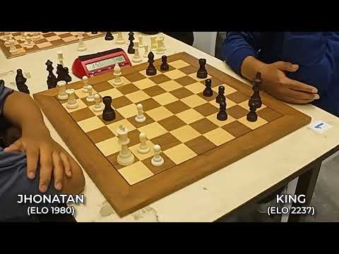 V PRE - IRT:  Ronda 3 - Jhonatan (1980) vs King (2237). 10' +2