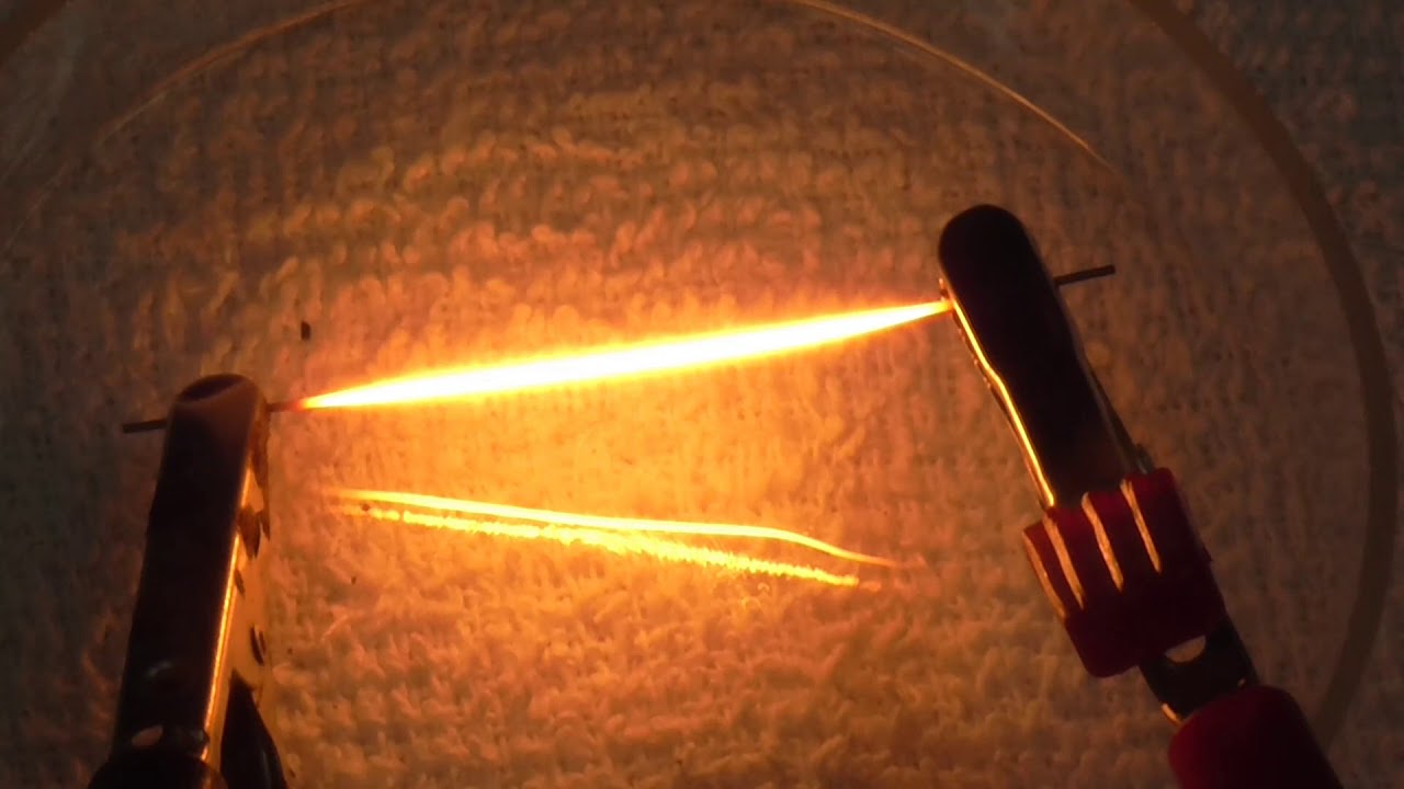 実験動画　黒鉛の電気伝導性