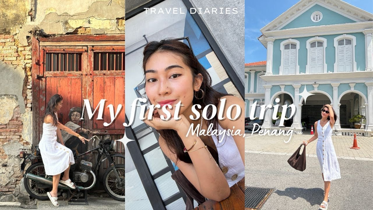 my first SOLO TRIP || Malaysia, Penang, EZ Hostel, local food, self-discovery and making friends 💗