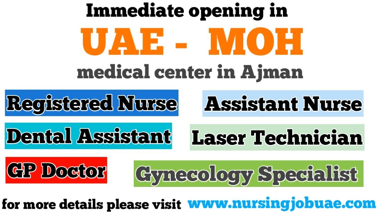 MOH UAE JOBregistered nurse JOBUAE MOH JOBGP job Dental Assistant