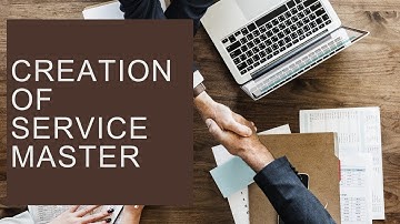 Service Master Creation in Saral Accounts