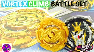 NEW - VORTEX CLIMB BATTLE SET! | Unboxing/review | BEYBLADE Burst rise/hypersphere