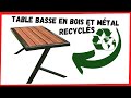  fabrication dune table basse en matriaux de rcupration 