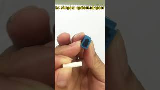 SC simplex Multimode Fiber Optic Adapter Plastic Single Conductor