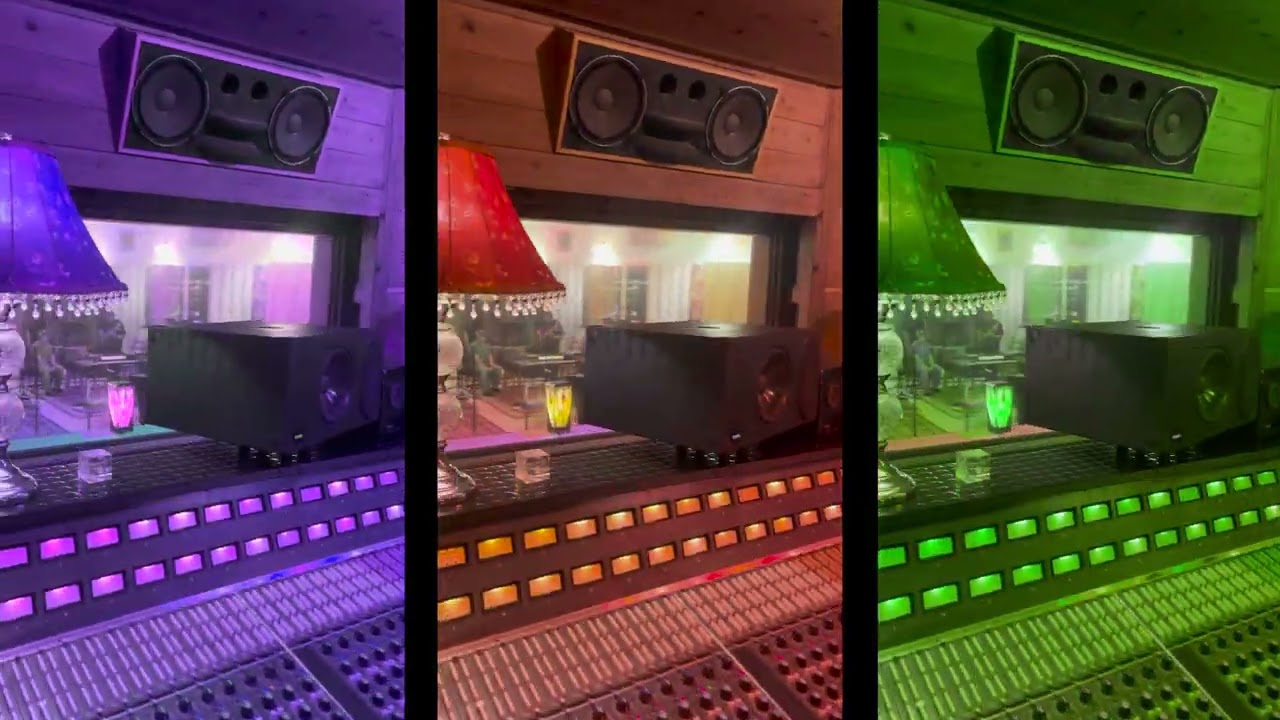 Behind the scenes at the recording for  "La Ola Que Me Tumbo".