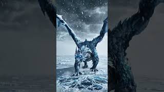 Frozen Ocean Dragon ❄️🐉 #dragon #shorts