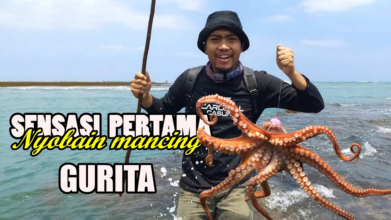 CARA UNIK MANCING GURITA || Hanya menggunakan potongan sendok