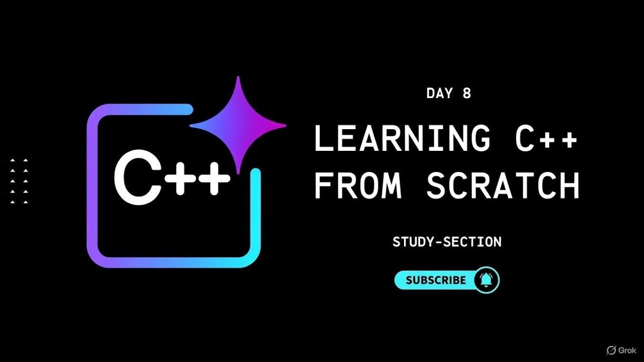Learning C++ from Scratch Day 8 - Algorithmic Problems (Study-Section ...
