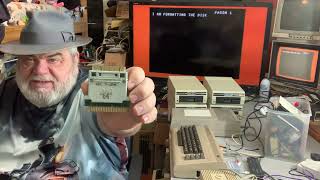 Commodore 64 C64 C-64 C128 VERIFYING STATUS OF THE 4 2031 5 1/4 FLOPPY DISK DRIVES - Episode 3987