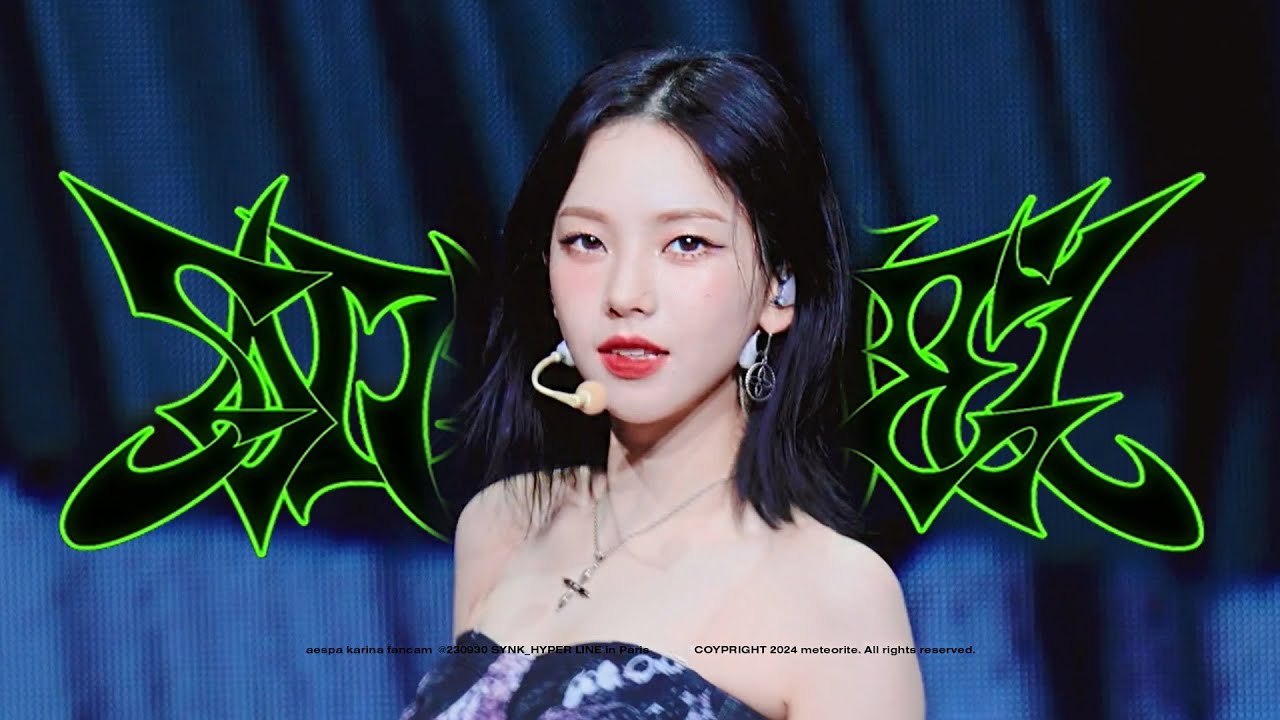 (4K)(fancam)230930 aespa Karina 에스파 카리나 - Salt&Sweet 직캠@SYNK : HYPER LINE in Paris