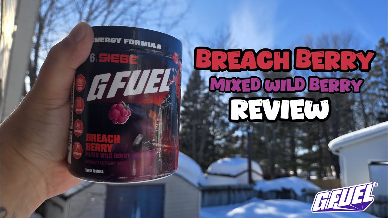 GFUEL - Breach Berry (Mixed Wild Berry) Taste Test & Review