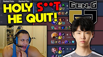 Tyler1 Made Chovy QUIT MID