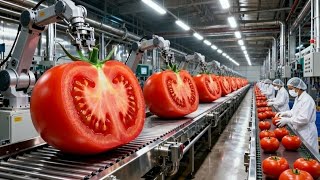 Dentro de una Fábrica Moderna de Tomates: Del Campo a la Mesa
