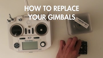How to replace gimbals Taranis qx7