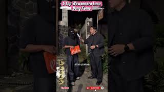 Wawancara Lucu Bang Fema #lucu #kocak #ngakak #videoshort #viralvideo #shorts #viral