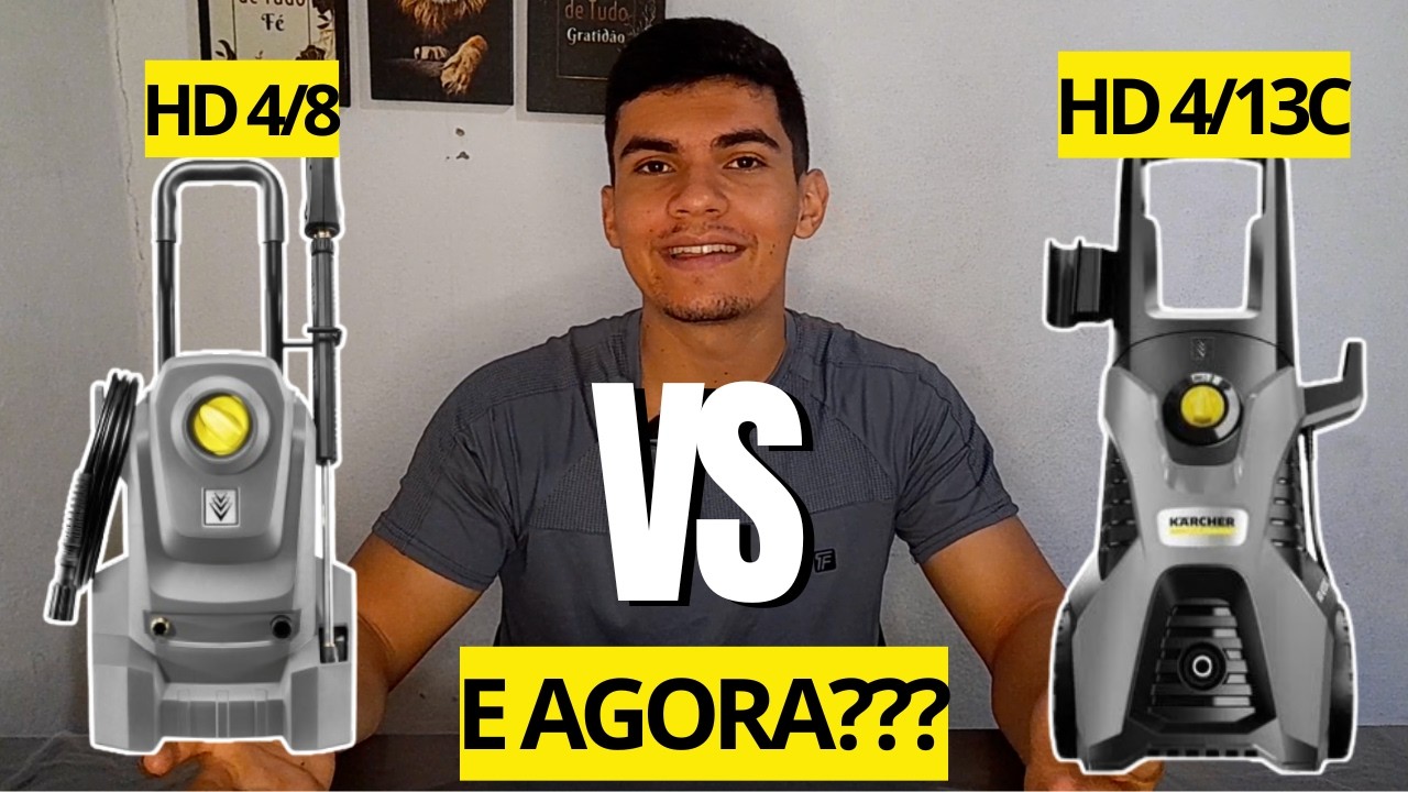 Karcher HD 4/8 vs Karcher HD 4/13C | Lavadora Alta Pressão Profissional Karcher